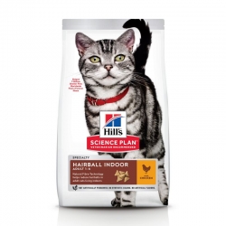 HILL'S SP FELINE Adult Hairball Indoor Chicken 3kg